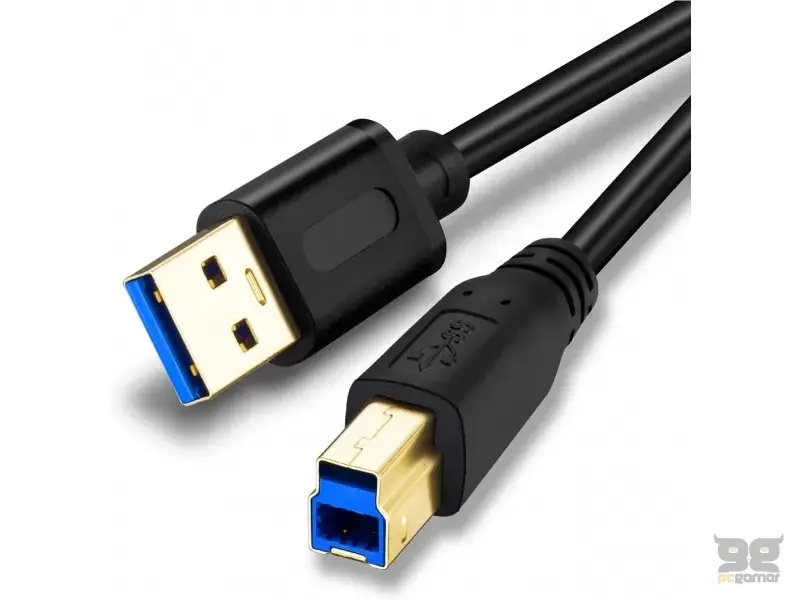 E-GREEN E-GREEN Kabl 3.0 USB A - USB B M / M 1m crni