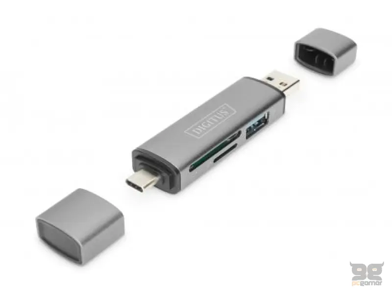 Digitus Dual Card Reader Hub USB-C/USB 3.0, OTG