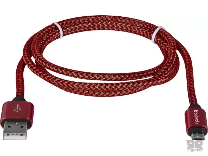 Defender Technology Kabal USB08-03T PRO USB USB 2.0 (AM) - microUSB 2.0 (BM) 1 m Red