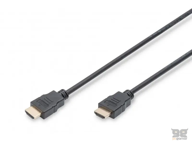 Digitus Kabl HDMI M/M 4K, gold, 2m, Black