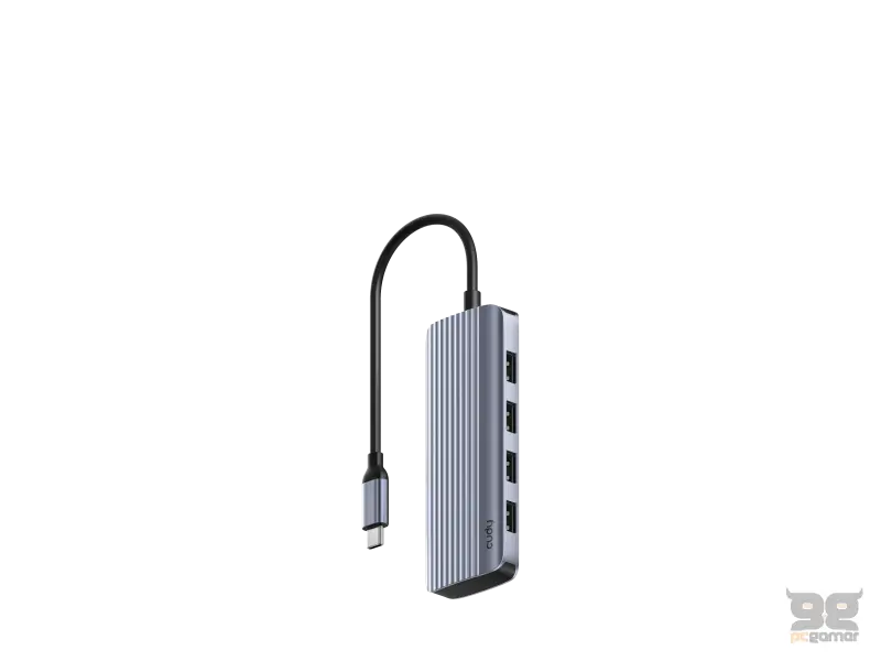 CUDY HUB UH500 6-in-1 1x HDMI 4K, 1x USB Type-C PD 100W, 4x USB A 3.2