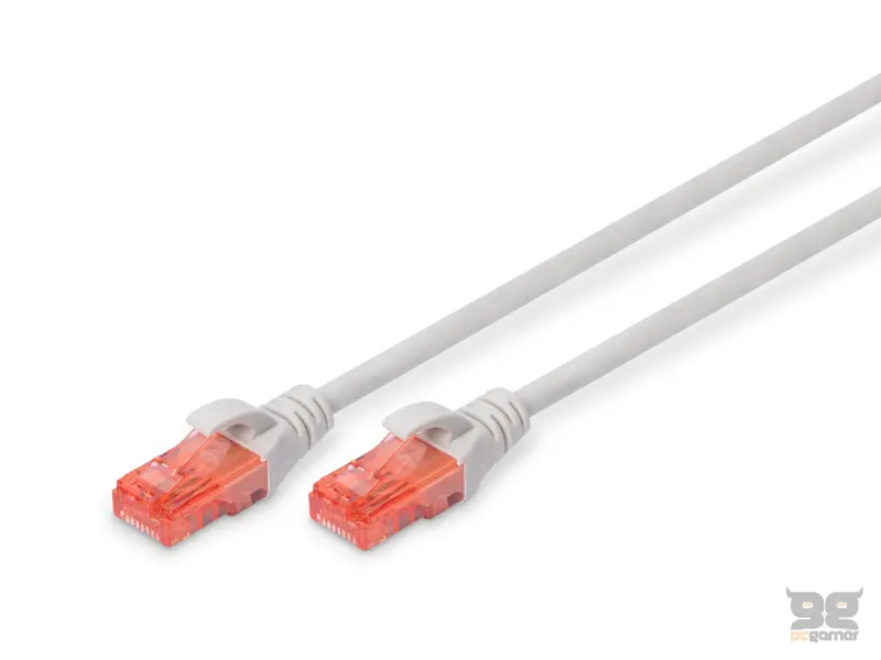 Digitus Kabl UTP patch CAT6 20m sivi