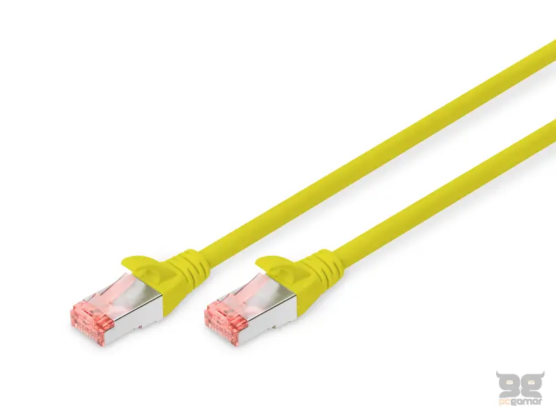 Digitus Kabl S-FTP patch CAT6A 1m zuti