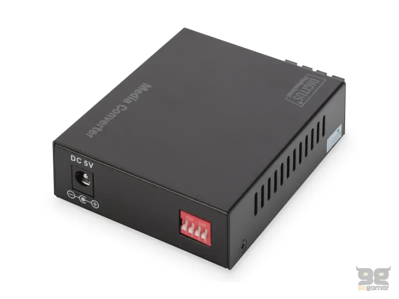 Digitus Gigabit media converter, RJ45 na SC, do 500 m, crni