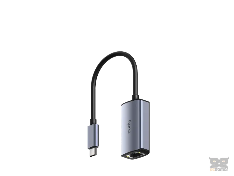 CUDY Mrezni adapter UE10C USB Type-C 3.0 - RJ45 Gigabit, Metal