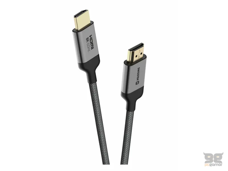 Swissten Kabl HDMI TO HDMI 8K 60Hz 2.0 M Nylon