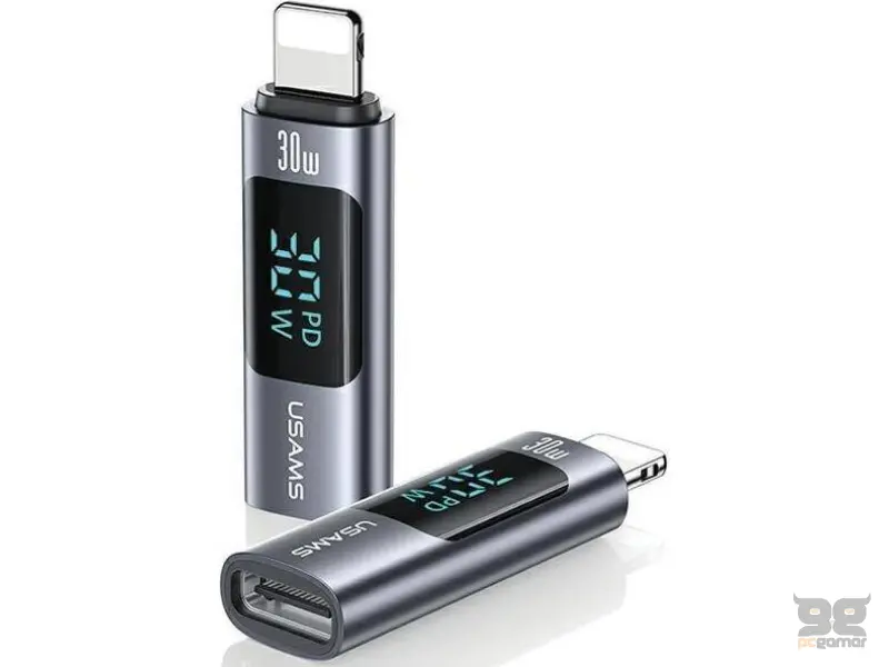 USAMS SJ681LN01 Adapter Type-C to L digital display 30W tarnish