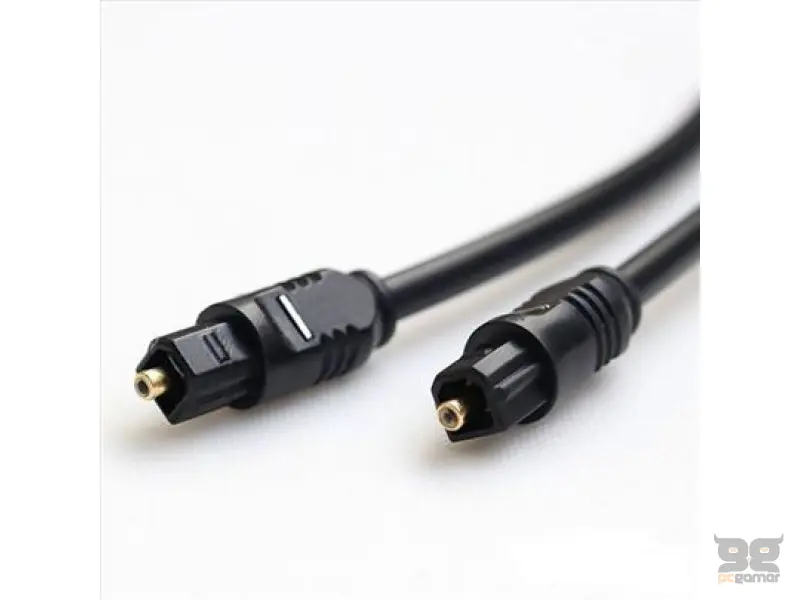 E-GREEN Kabl Optički Audio 2.2mm sa Toslink konektorima M/M 5m crni