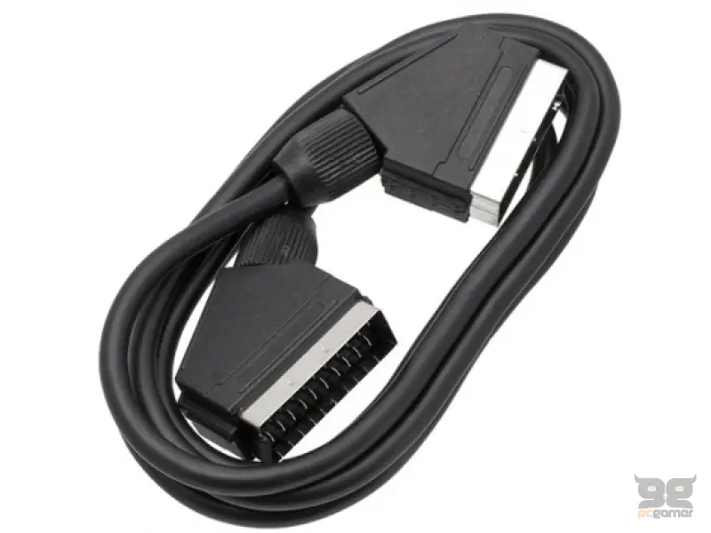 E-GREEN Kabl Scart M/M 1.5m crni