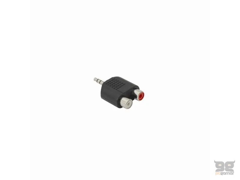 SBOX 3,5MM MUŠKI - 2 X RCA ŽENSKI