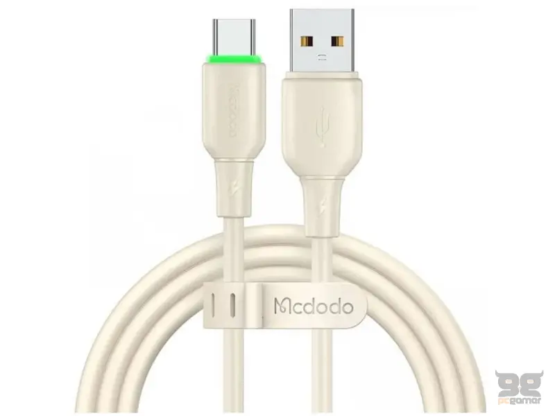 McDodo Type-C 6A Data Cable with LED Light 1.2m bez