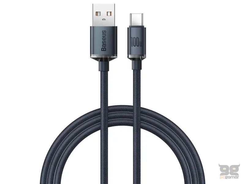 Baseus Crystal Shine Series kabel USB-A na Type-C kabel za brzo punjenje 100W 5A