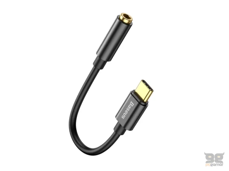 Baseus adapter za slušalice Type-C na 3,5 mm ženski adapter L54 - crni