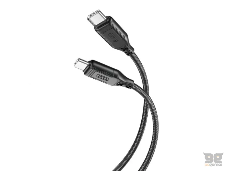 XO NB-Q236B Type-C to Type-C 60W Braided Cable 1m Black
