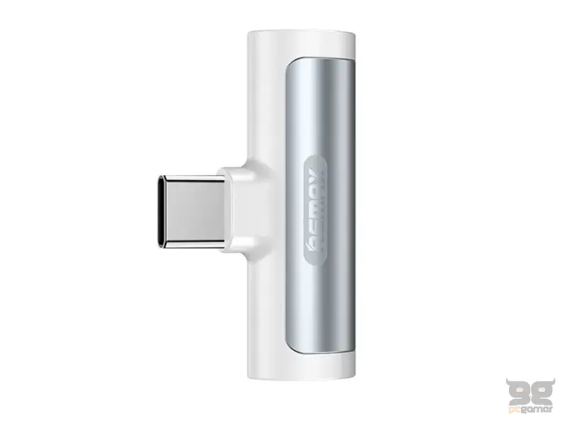 REMAX Kabl RL-LA03a 2u1 USB Tip C - Audio 3,5mm adapter beli 