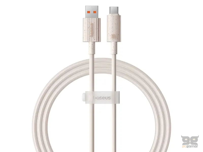 Baseus Habitat Charging Cable USB to C 100W 1m Pink