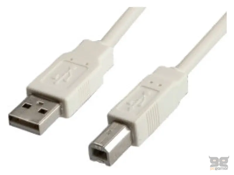 STANDARD USB2.0 kabel TIP A-B M/M, 0.8m, bež