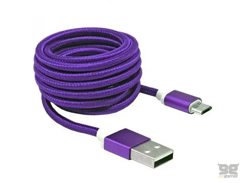 SBOX USB-MICRO M/M 1,5M BLISTER PURPLE