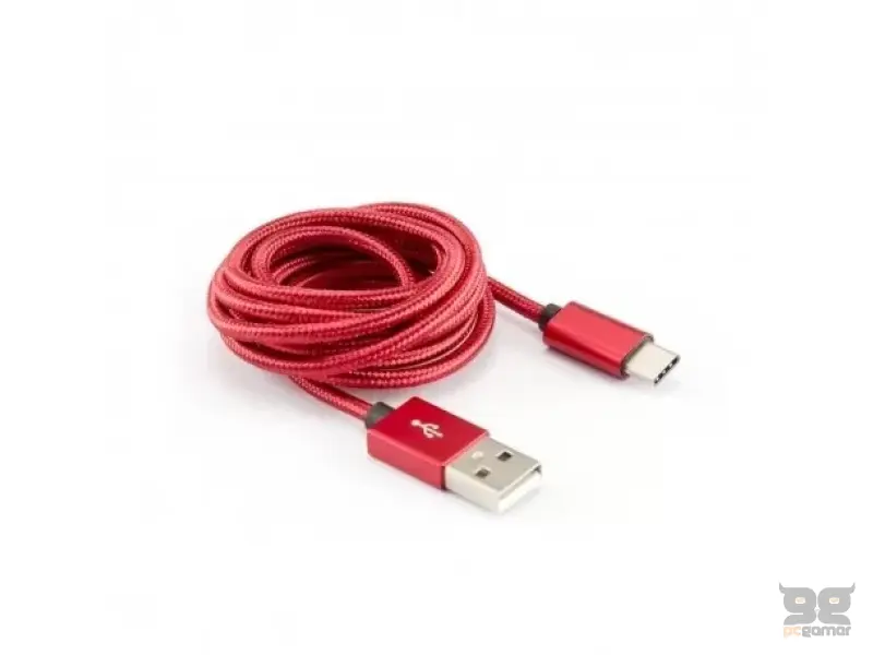 SBOX USB TYPE C M/M 1,5M FRUITY CRVENI