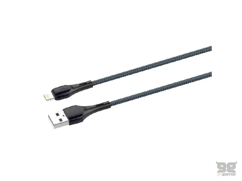 LDNIO LS522 BRZI 2.4 A MAX, 2 m LIGHTNING PLAVI