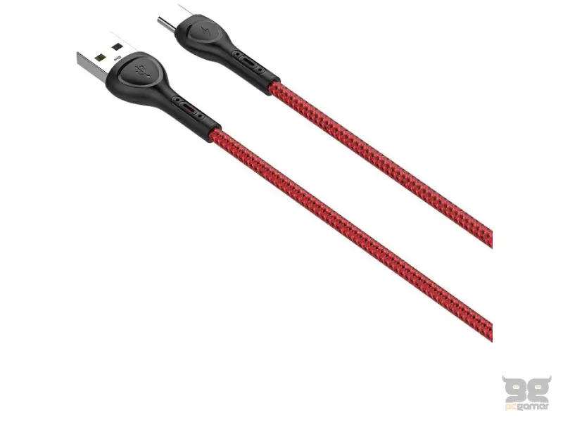 LDNIO LS481 BRZI 2.4 A MAX, 1 m MIKRO CRVENI