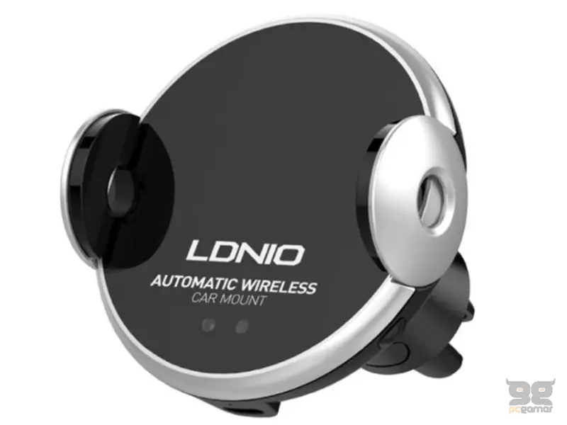 LDNIO MA02 Držač telefona za auto sa Wireless punjačem crni 