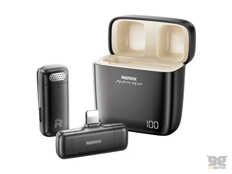 REMAX K13 Bežični mikrofon USB Lightning (iPhone) crni 