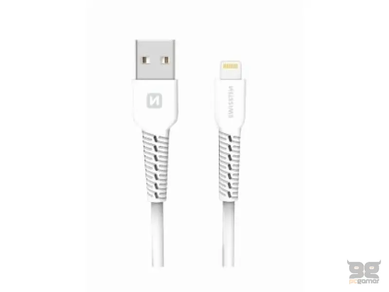 Swissten Data kabl USB/lightning bijeli 1,2m
