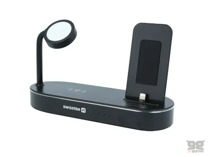 Swissten Wireless Charging MFI Docking Station 4 in 1