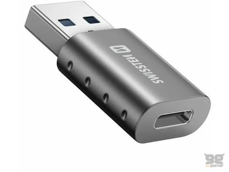 Swissten Adapter USB-A (M) / USB-C (F)
