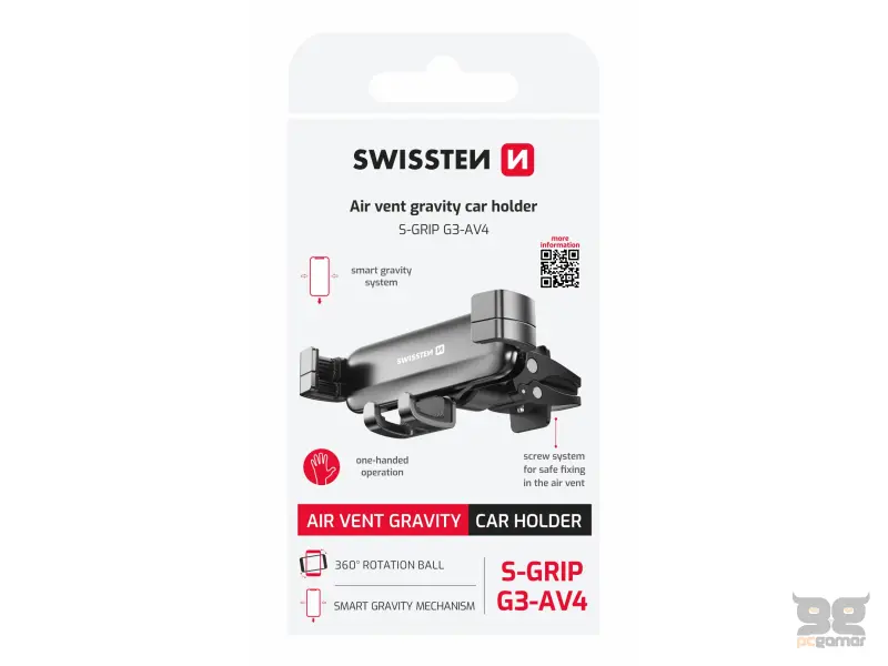 Swissten Car holder AIR-VENT S-GRIP G3-A4