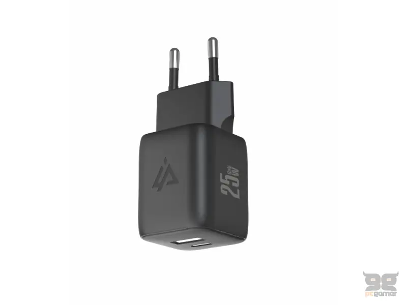 iPEAX Adapter GaN 25W (USB-C + USB-A) Black