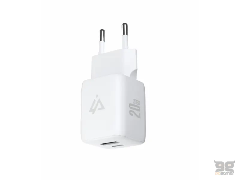 iPEAX Adapter GaN 20W (USB-C + USB-A) White