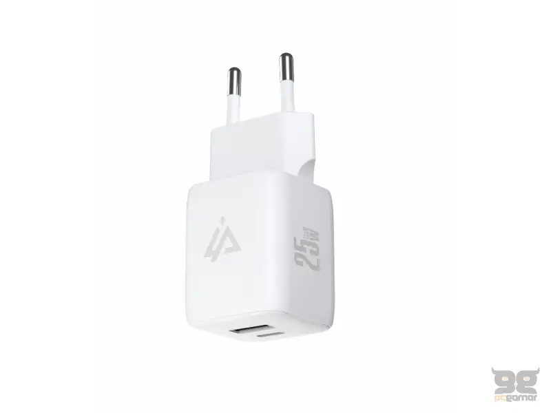 iPEAX Adapter GaN 25W (USB-C + USB-A) White