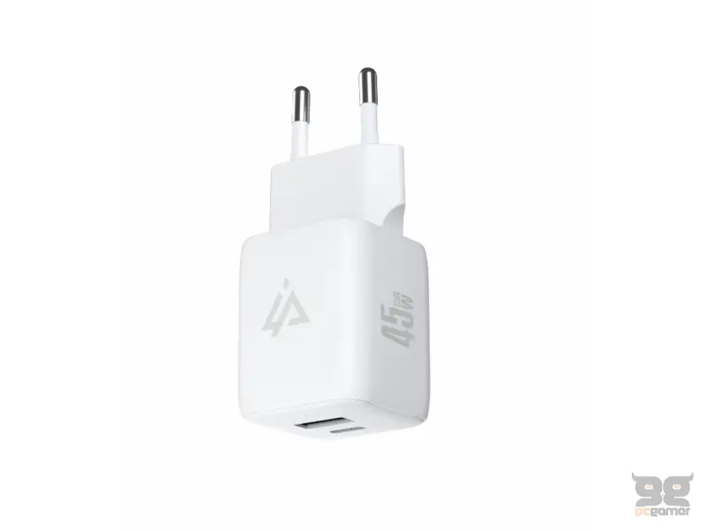 iPEAX Adapter GaN 45W (USB-C + USB-A) White
