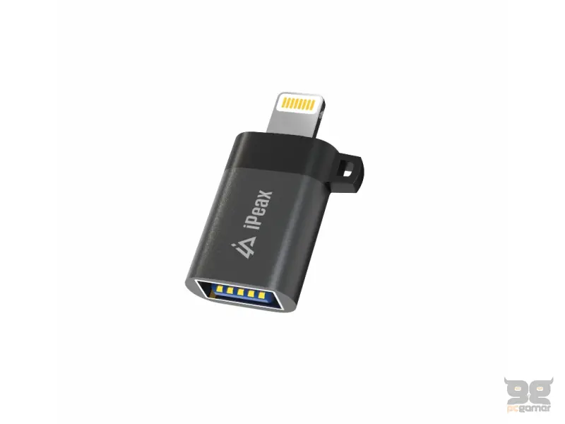 iPEAX OTG Adapter Lightning (M) / USB-A (F) Black