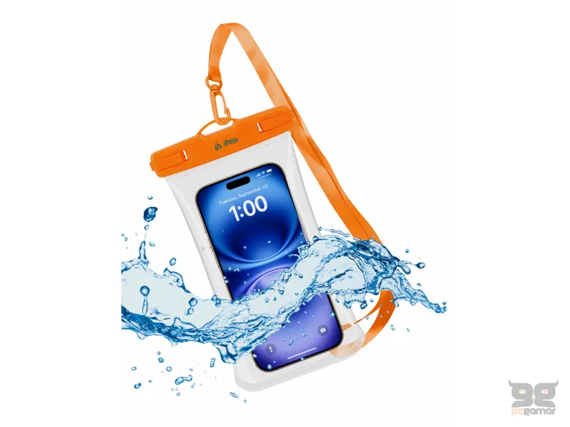 iPEAX Waterproof case 7"", Orange