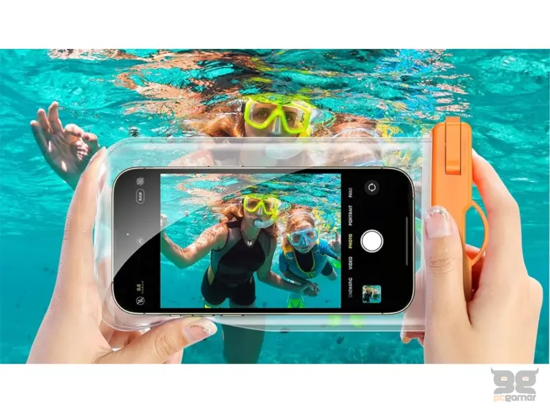 iPEAX Waterproof case 7"", Orange