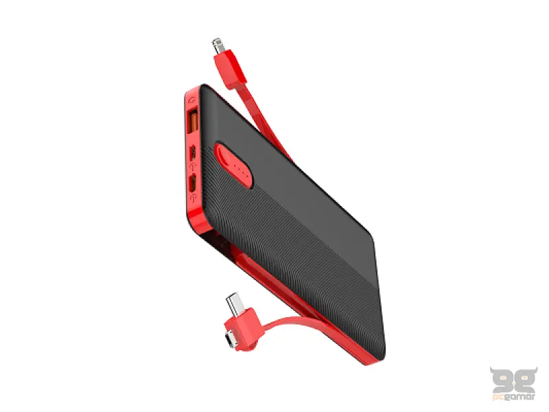 LDNIO PL1013 Power bank 10000mAh crno/crveni