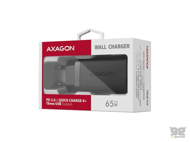 MOB DOD Zidni punjač ACU-DPQ65, QC4+USB-C PD 65W, AXA