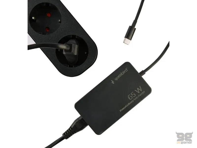 Gembird Punjac USB-C NPA-AC-PDQC65-01 - 65W