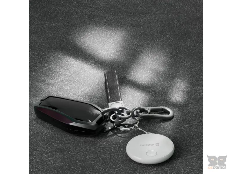 Swissten Find Tag Smart Locator With Apple Find My Function - White