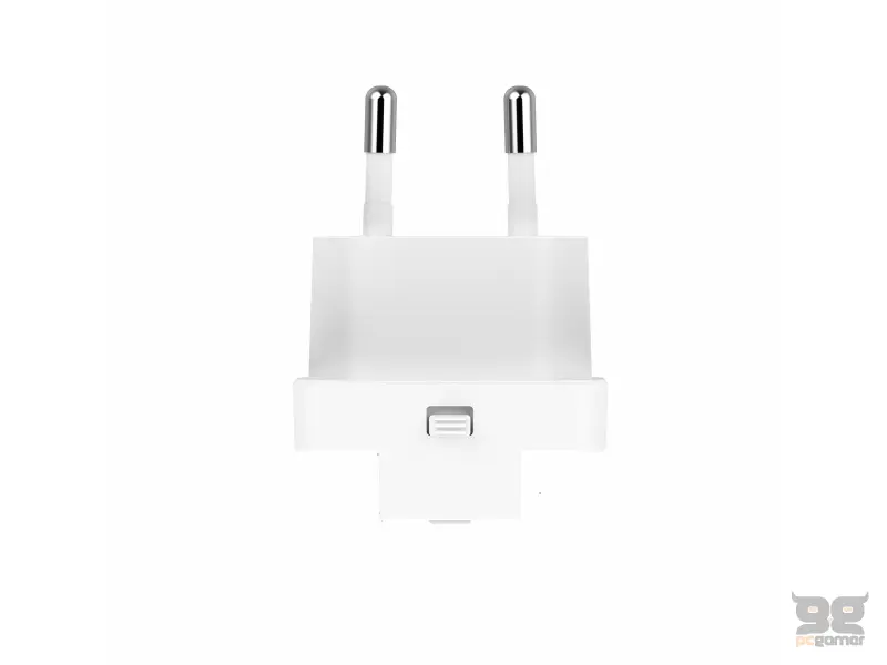 Swissten Travel Power Adapter GaN USB-C + USB-A, 45 W, US, EU, UK, white