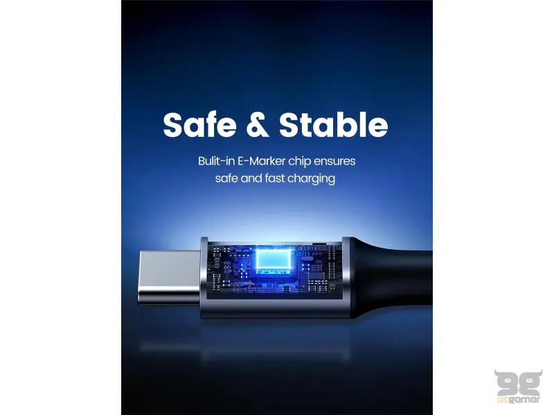 Swissten Kabl Arcade Gaming Type-C To Type-C 100W USB 2m - Black