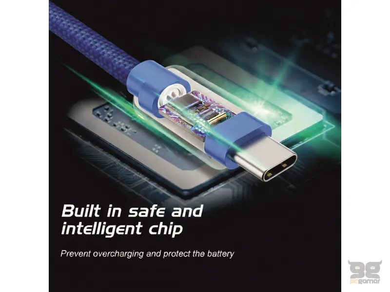 Swissten Data kabl Textile USB / USB-C 1.2m Blue