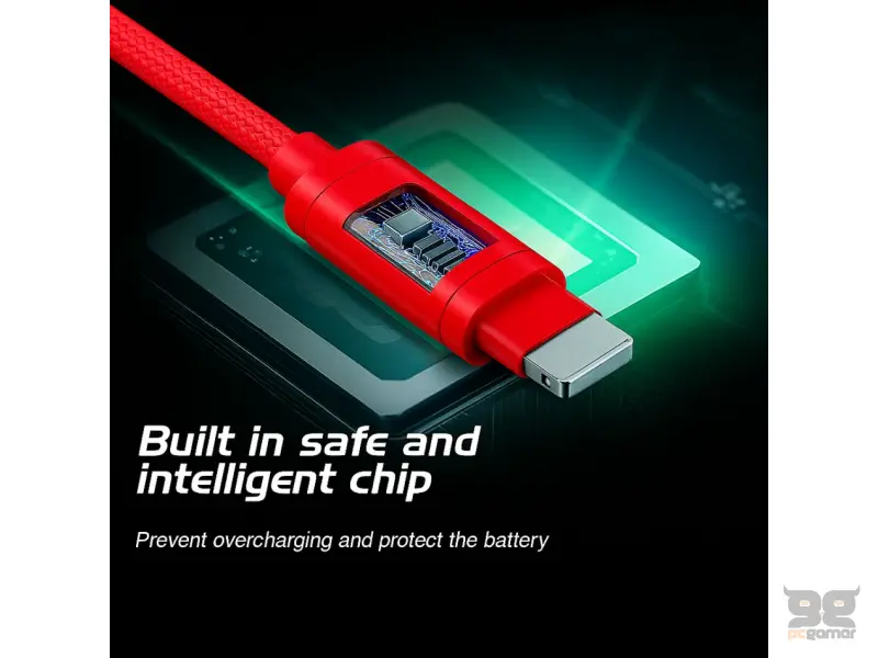 Swissten Data kabl Textile USB / USB-C 2m Red