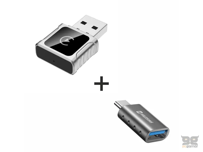 Swissten Adapter CarLink - Appe CarPlay / Android Auto (+ Adapter USB-A / USB-C)