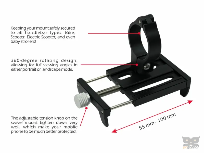 Swissten Bike Holder Aluminium BC2