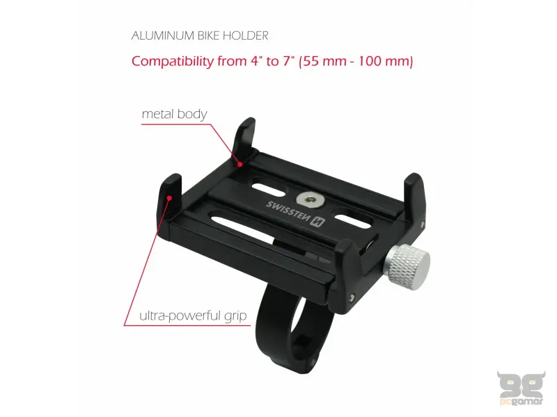 Swissten Bike Holder Aluminium BC2