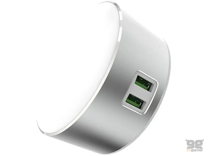 LDNIO A2208 2*USB (2.4 A) sa lampom